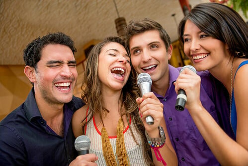 Nobody said you had to be good at singing to be good at karaoke... but it helps