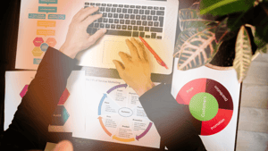 birds eye view of a program manager in marketing