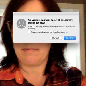 Cortney Farmer struggling with technology